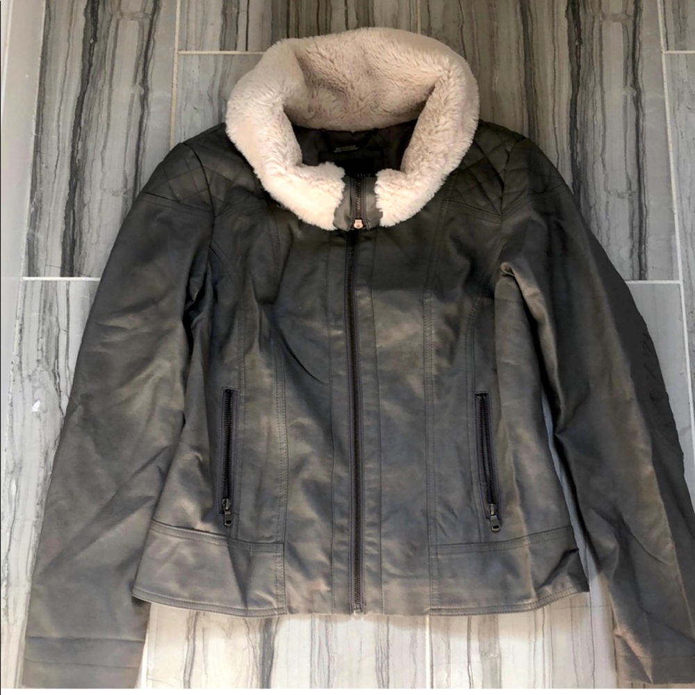 Faux Leather Jacket